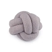 Okrasni vzglavnik vozel boucle O20 cm - siva