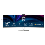 Monitor Philips 124 cm (48,8) 49B2U6903CH 5120x1440 Curved 100Hz IPS 4ms 2xHDMI DisplayPort Thunderbolt4 USB-C 100W Thunderbolt4-Out 4xUSB3.2 USB-C-Out HAS Zvočniki 2x5W  3H sRGB119% HDR400
