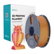 SUNLU PLA+ Silk Dual Color Filament (Rdeča in Zlata)