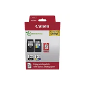 kartuša Canon PG-540 črna/black + CL-541 barvna komplet - original + foto papir