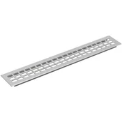 Prezračevalna Rešetka 2000 X 80mm Naravno Eloksiran