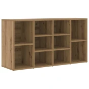 Vidaxl Klop za čevlje artisan hrast 103 x 30 x 55 cm Konstruiran les