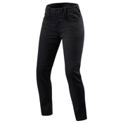 Ženske kavbojke Revit Maple 2 SK Black Cropped Motorcycle Jeans