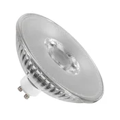 SLV LED reflektor QPAR111 GU10 prozoren 8W 2700K 680 lumnov - prozorno - Steklo