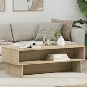 vidaXL Klubska miza Sonoma hrast 100 x 46 x 35 cm Konstruiran les