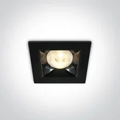 VGRADNA LED SVETILKA/6W/3000K/480lm/38°/230V IP20 ČRNA DM50106B/B/W