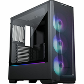 PHANTEKS ECLIPSE G360A TEMPERED GLASS D-RGB LED ATX črno ohišje