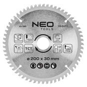 Žagin list Widia, 200 x 30 mm, 60 zob, za aluminij