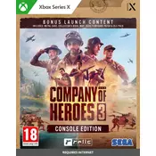 Sega Company of Heroes 3 igra, početna verzija (Xbox)