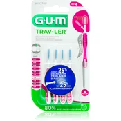 G.U.M Trav-Ler medzobne ĹˇÄŤetke 4 kos 1 4 Dark Red (Interdental Brush)