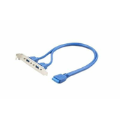CC-USB3-RECEPTACLE Gembird Dual USB 3.0 receptacle on bracket