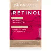 Dermacol Bio Retinol Face Mask intenzivna maska proti gubam 2x8 ml za ženske