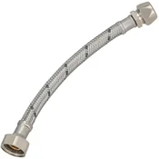 shumee Fleksibilen priključek iz nerjavečega jekla 3/8” 1/2” za vpenjalne sisteme 20 CM