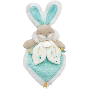 Doudou Darilni set - Igrača turkizen prijatelj zajček 24 cm