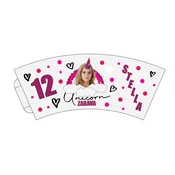Personal Personalizirane papirnati lončki 6 kosov - Enorog