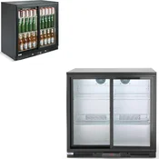NEW Hladilnik za pijačo z dvema vratoma širine 90 cm 228L