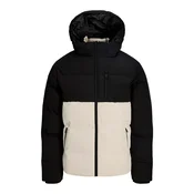 JACK & JONES Zimska jakna JJEBECKS ecru / črna
