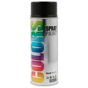 Akrilna barva v spreju RAL sijaj/mat COLORS 400ml Motip - RAL 9005 mat črna