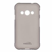 Kisswill silikonski ovitek za Samsung Galaxy Xcover 3 G388 - prozorno črn