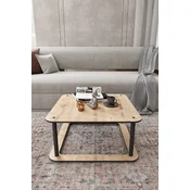 Hanah Home Klub sto Hole Square, 70x38x70 cm, Krem