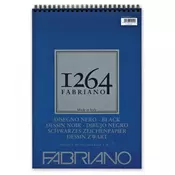 Blok Black Drawing spirala gore A3 40L 200g (black textured)
