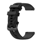 INF Silikonski pas za uro Garmin Vivoactive 4 / Vivoactive 3 / Venu Black 22 mm, (21235592)