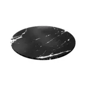 CakeSupplies Okrogla tortna podlaga mat - Črni marmor O 30 cm