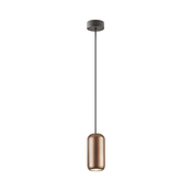 Redo 01-3476 - Luster na sajli BOOM 1xGU10/10W/230V O 7,6 cm braon