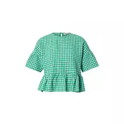 EDITED Bluza Tuala zelena/mešane barve/bela