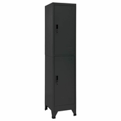 Ormaric s kljucem antracit 38 x 45 x 180 cm celicni