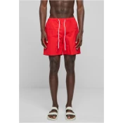 Mens Block Swim Shorts Swimsuit - Orange
