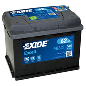 akumulator exide excell eb621 62ah l+ 540a(en) 242x175x190 62ah