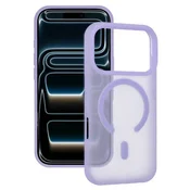 Ovitek Tel Protect Mist Mat MagSafe za Samsung Galaxy A17/A18 5G – svetlo vijolična