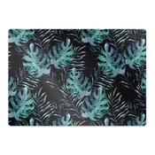 Decormat Podloga za zaščito tal Temni listi 140x100 cm 15 cm