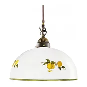 Kolarz 731.30.126 - Luster na sajli NONNA 1xE27/75W/230V precnik 20 cm, limuni