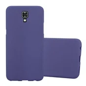 Cadorabo CADORABO Ohišje, združljiv z LG v Frost Tarmno Blue - zaščitni pokrov iz fleksibilnega silikona TPU, (20570752)