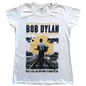 Bob Dylan Slow Train White S Ženske Majica