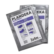 shumee PE ponjava mega debela, 260 g/m2 srebrno-črna, PE ponjava srebrno-črna mega debela, 260 g/m2 6 x 12 m