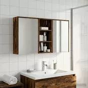 Vidaxl Komplet omaric za kopalnico 3 pcs 116 x 16 x 62,5 cm