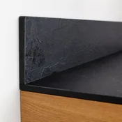 shumee Kopalniški pult iz HPL za omarico 40 cm 41x45 cm črne barve s 30 cm ploščo