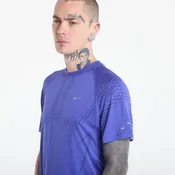 Majice Nike Stride Plus Mens Dri-FIT ADV Short-Sleeve Running Top Lapis/ Deep Royal Blue/ Reflective Silv M