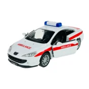 shumee WELLY PEUGEOT 407 COUPE NUJNA POMOČ BELA 1:34 42368