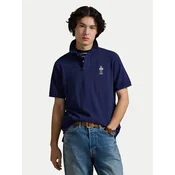 Polo Ralph Lauren Polo majica 710B14620001 Mornarsko modra Classic Fit