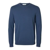 SELECTED HOMME Pulover SLHBerg modra