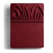 Bordo rdeča napenjalna rjuha iz jerseyja 90x200 cm Amber – DecoKing
