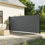 Greatstore Zložljiva stranska tenda antracitna 160x500 cm