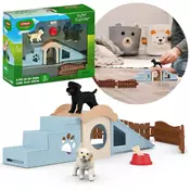 Schleich SLH42763 Schleich Farm World Igrišče za mladičke, komplet s figuricami psov in dodatki 3+