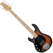 STERLING STINGRAY 5 LEFT-HANDED Vintage Sunburst Satin 5-strunska bas kitara