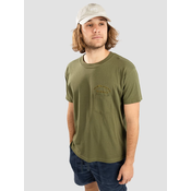 HUF Chop Shop Pocket T-Shirt olive Gr. XL