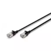 Digitus DK-1632-A-003S-BL omrežni kabel Črna 0,3 m Cat6a F/FTP (FFTP)